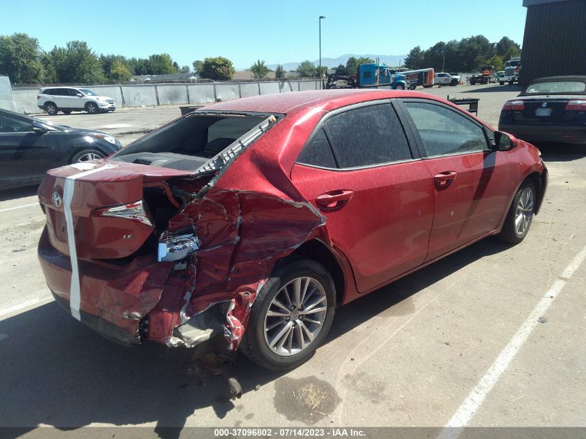 2014 TOYOTA COROLLA LE - 2T1BURHE8EC140828