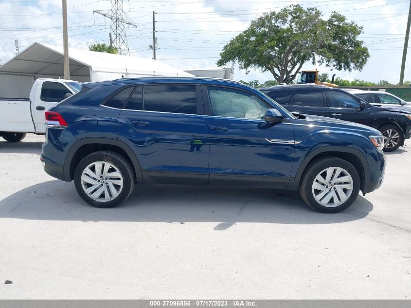 2021 VOLKSWAGEN ATLAS CROSS SPORT 3.6L V6 SE W/TECHNOLOGY - 1V2JE2CA1MC241123
