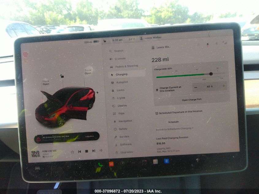 2023 TESLA MODEL Y LONG RANGE - 7SAYGDEE4PF594232