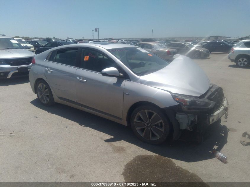 2018 HYUNDAI IONIQ HYBRID LIMITED - KMHC85LC5JU064257