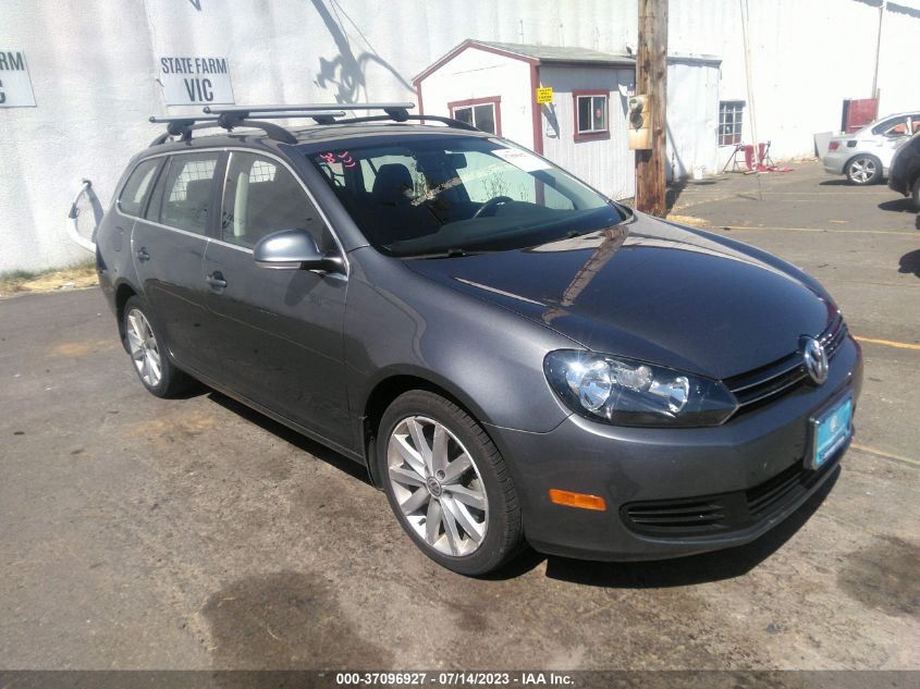 2014 VOLKSWAGEN JETTA SPORTWAGEN TDI W/SUNROOF - 3VWPL7AJXEM617347
