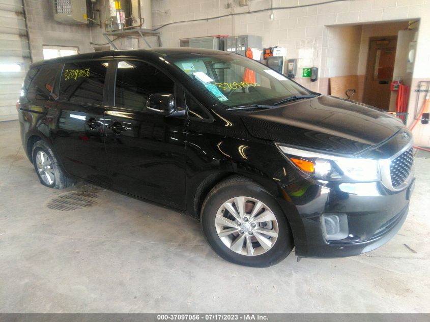 2017 KIA SEDONA L - KNDMA5C10H6258933