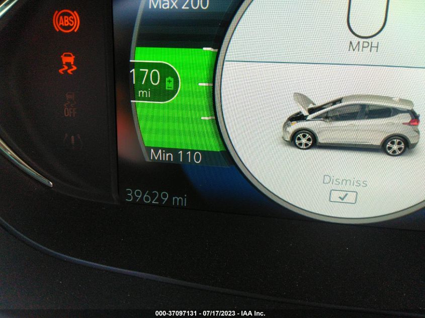 2019 CHEVROLET BOLT EV LT - 1G1FY6S0XK4128026