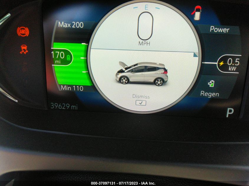 2019 CHEVROLET BOLT EV LT - 1G1FY6S0XK4128026