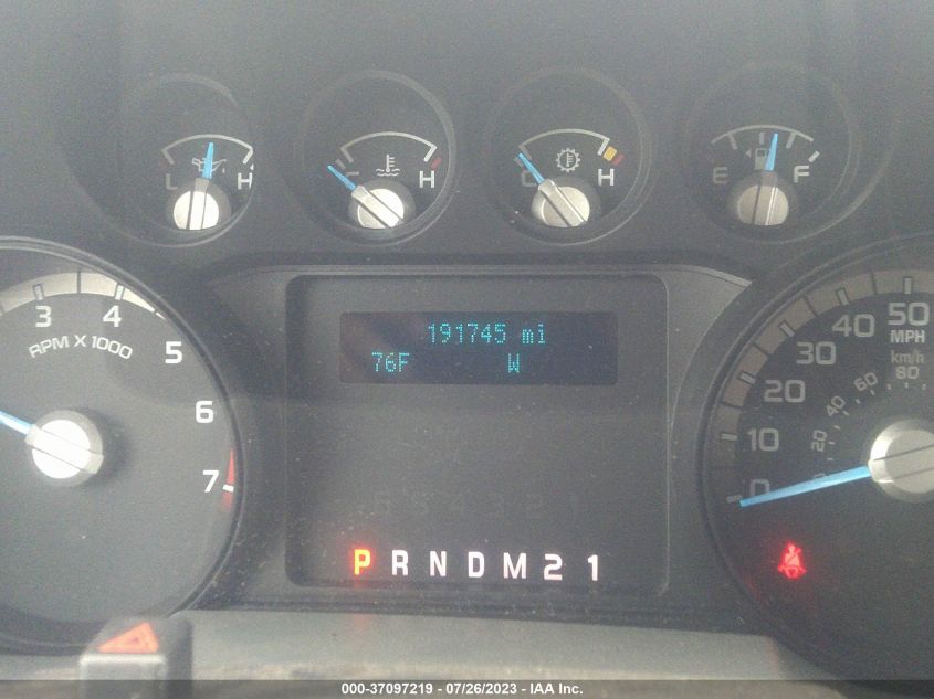 2013 FORD F-250 XLT - 1FT7X2B67DEA18351