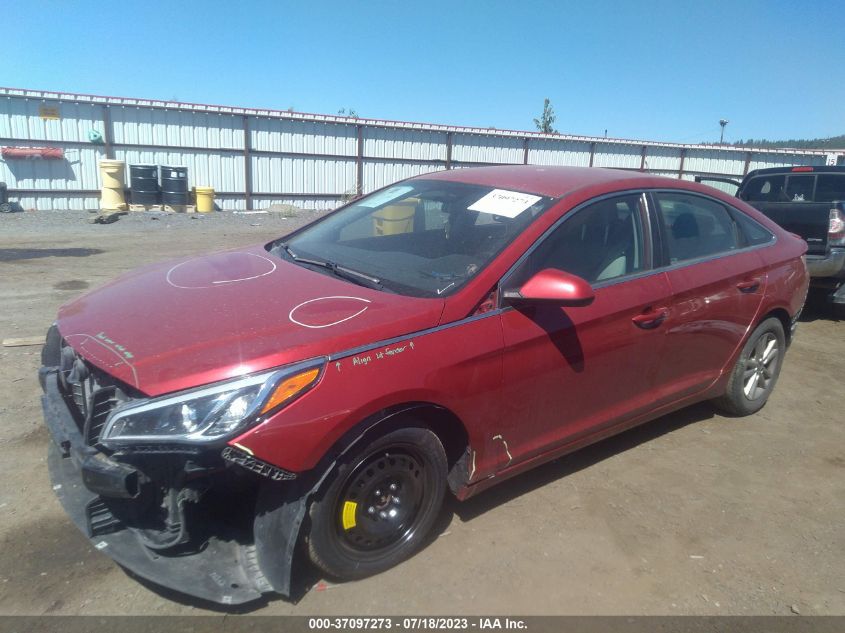 2017 HYUNDAI SONATA 2.4L - 5NPE24AF6HH530739