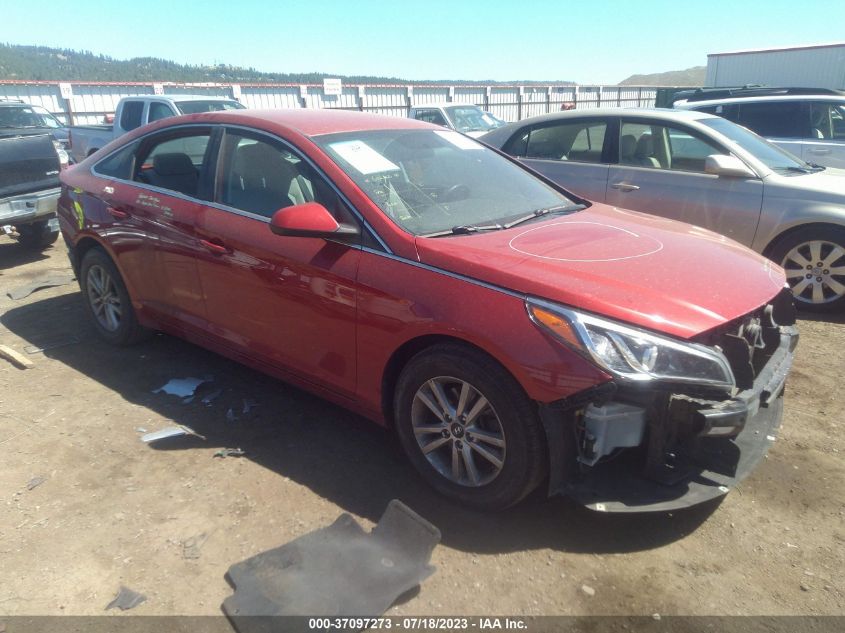 2017 HYUNDAI SONATA 2.4L - 5NPE24AF6HH530739