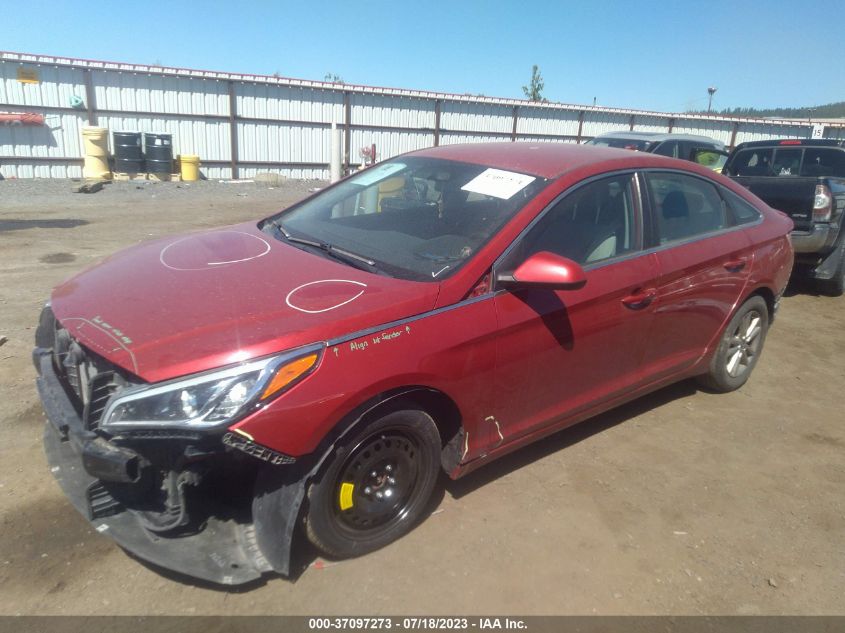 2017 HYUNDAI SONATA 2.4L - 5NPE24AF6HH530739