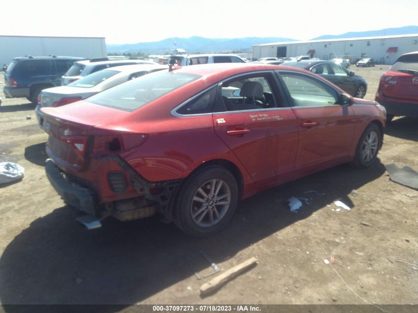 2017 HYUNDAI SONATA 2.4L - 5NPE24AF6HH530739