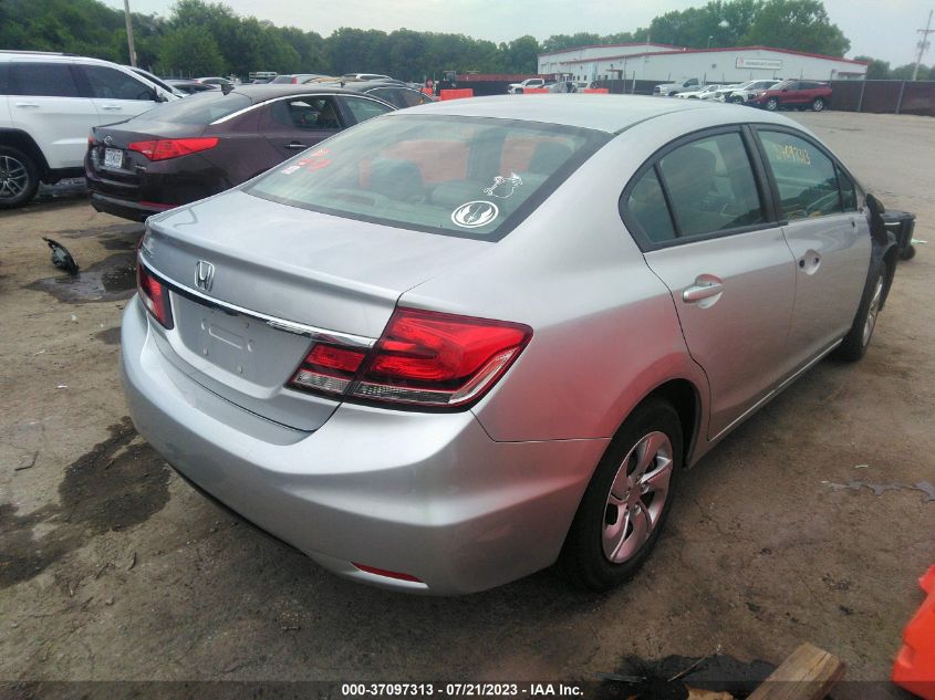 2015 HONDA CIVIC SEDAN LX - 19XFB2F53FE269984