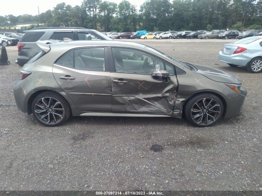 2019 TOYOTA COROLLA HATCHBACK SE/XSE JTNK4RBE0K3046418