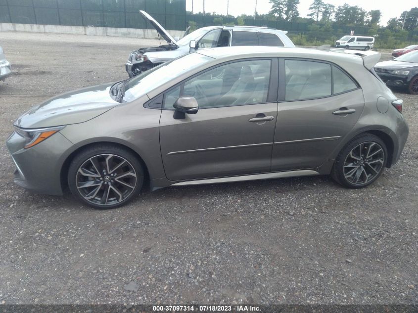 2019 TOYOTA COROLLA HATCHBACK SE/XSE JTNK4RBE0K3046418