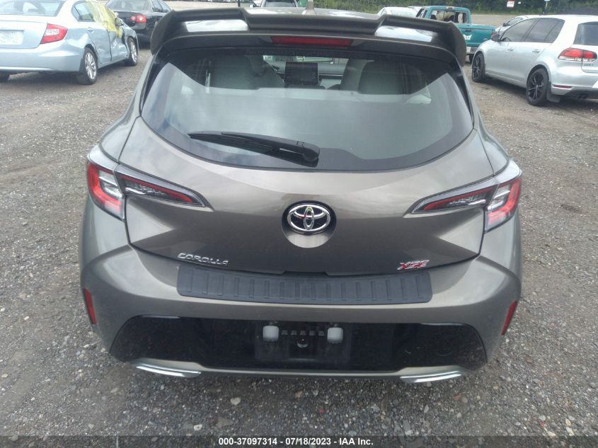 2019 TOYOTA COROLLA HATCHBACK SE/XSE JTNK4RBE0K3046418