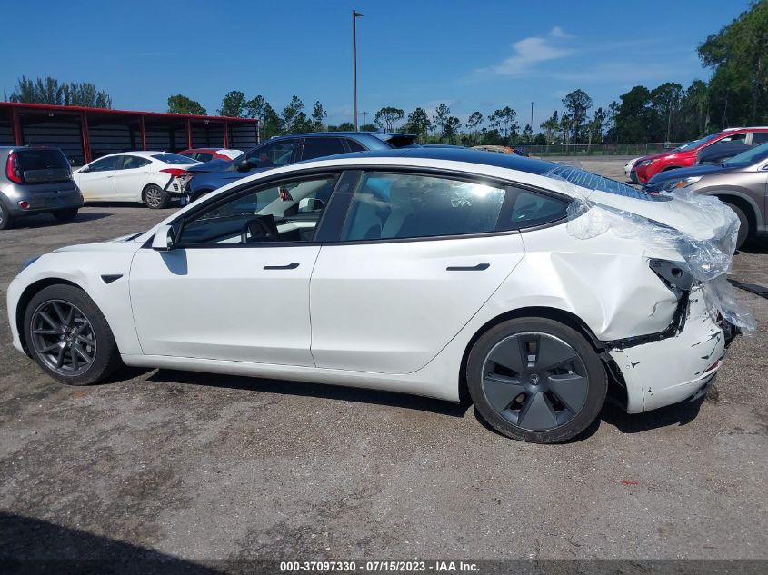 2022 TESLA MODEL 3 - 5YJ3E1EB5NF101364