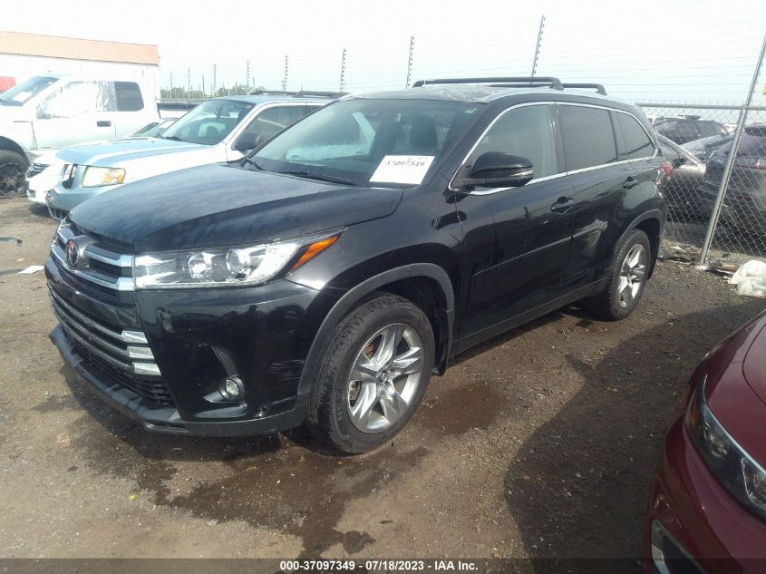 2019 TOYOTA HIGHLANDER LIMITED - 5TDYZRFH5KS346717