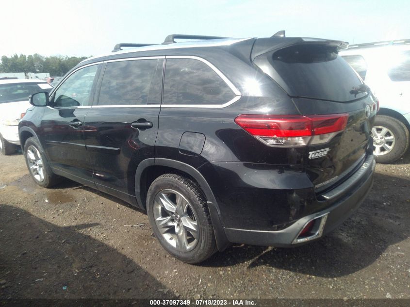 2019 TOYOTA HIGHLANDER LIMITED - 5TDYZRFH5KS346717