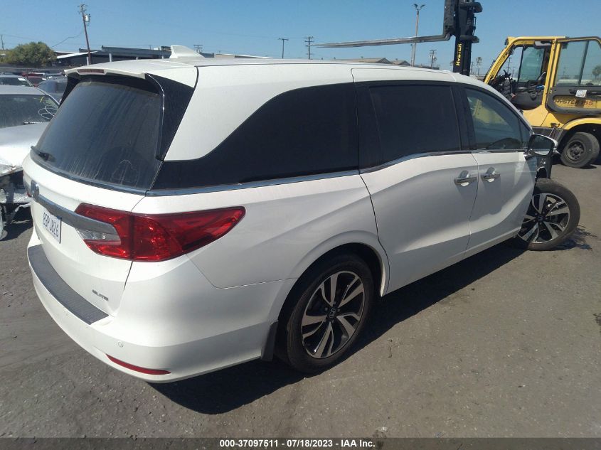 2018 HONDA ODYSSEY ELITE - 5FNRL6H92JB065424