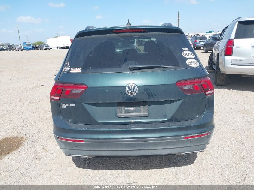 2019 VOLKSWAGEN TIGUAN SE/SEL/SEL R-LINE JET-BLA - 3VV3B7AX0KM111290