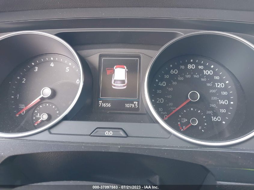 2019 VOLKSWAGEN TIGUAN SE/SEL/SEL R-LINE JET-BLA - 3VV3B7AX0KM111290