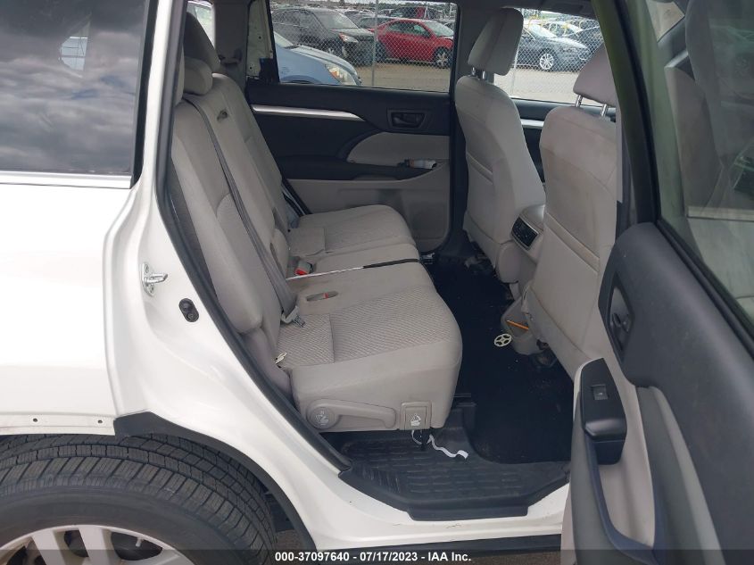 2016 TOYOTA HIGHLANDER LE - 5TDZKRFH9GS177883