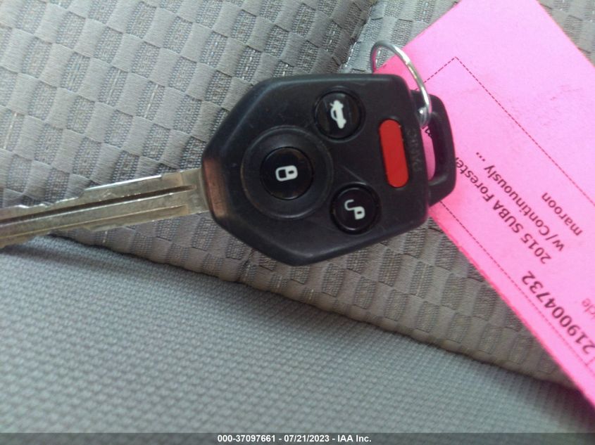 2015 SUBARU FORESTER 2.5I PREMIUM - JF2SJAFC1FH419743