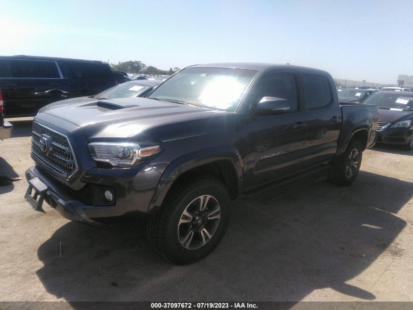 2017 TOYOTA TACOMA DBL CAB/SR5/TRD SPORT/OR - 5TFAZ5CNXHX036828
