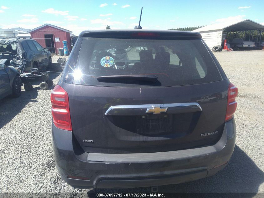 2016 CHEVROLET EQUINOX LS - 2GNFLEEK9G6205012