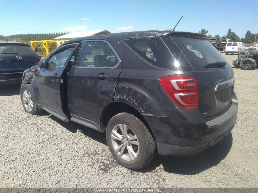 2016 CHEVROLET EQUINOX LS - 2GNFLEEK9G6205012