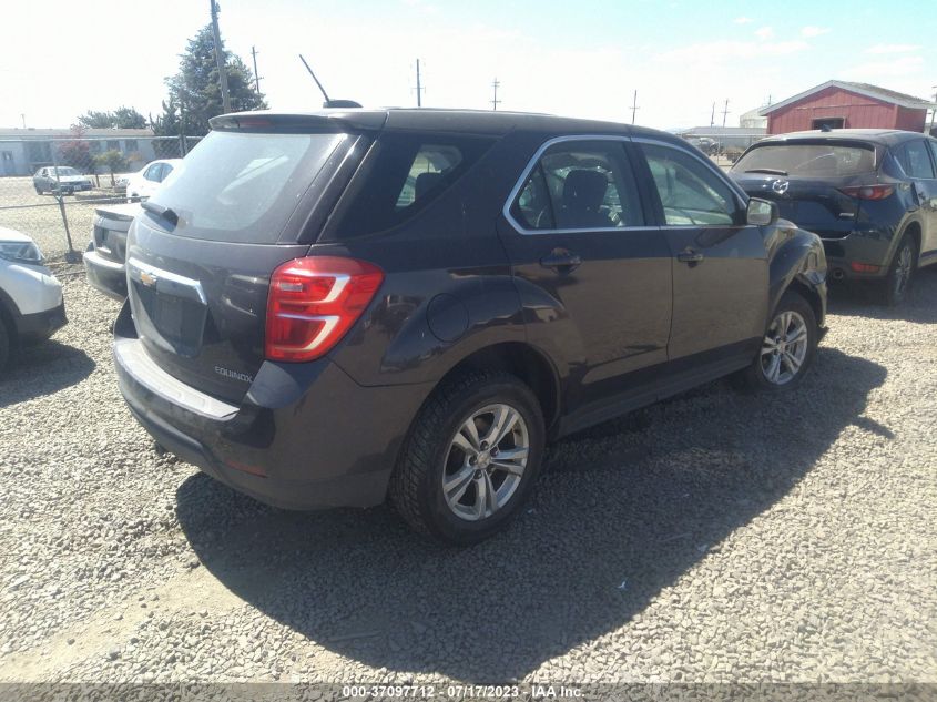 2016 CHEVROLET EQUINOX LS - 2GNFLEEK9G6205012