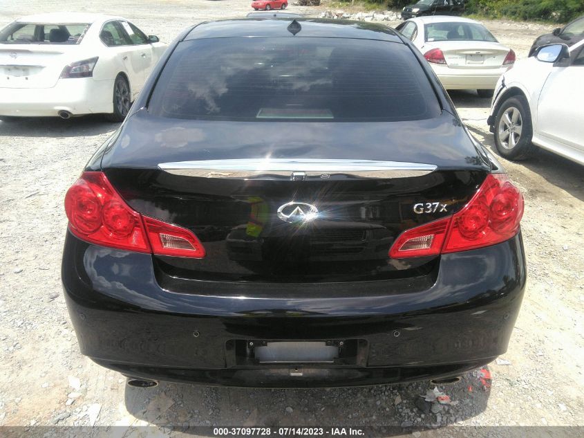 2013 INFINITI G37 SEDAN X JN1CV6AR9DM764476