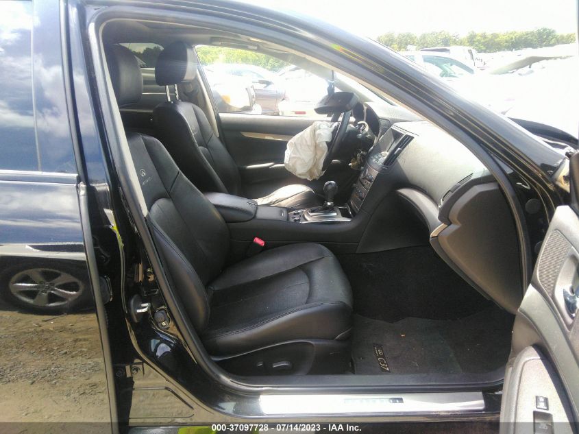 2013 INFINITI G37 SEDAN X JN1CV6AR9DM764476
