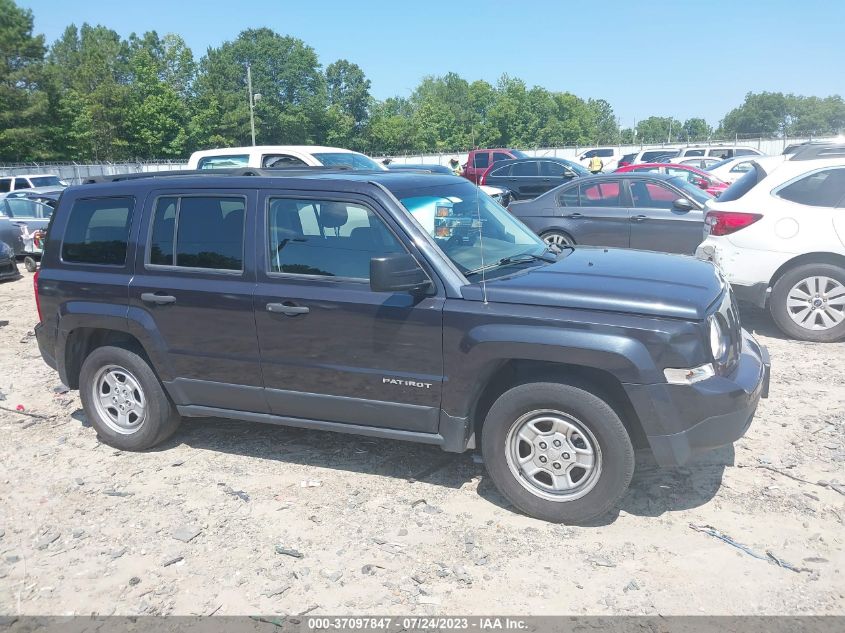 2015 JEEP PATRIOT SPORT - 1C4NJPBB3FD329593