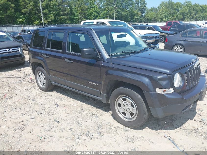 2015 JEEP PATRIOT SPORT - 1C4NJPBB3FD329593
