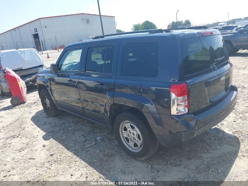 2015 JEEP PATRIOT SPORT - 1C4NJPBB3FD329593