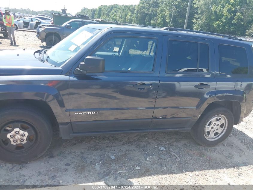 2015 JEEP PATRIOT SPORT - 1C4NJPBB3FD329593
