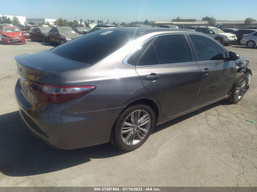 2016 TOYOTA CAMRY XLE/SE/LE/XSE - 4T1BF1FK4GU531075