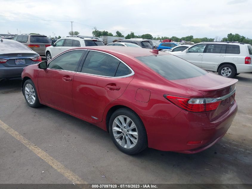 2015 LEXUS ES 300H HYBRID JTHBW1GGXF2098594
