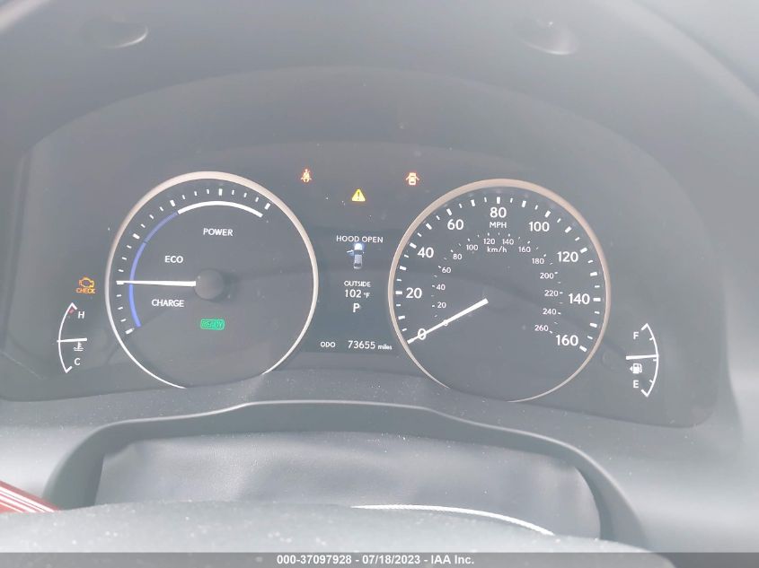 2015 LEXUS ES 300H HYBRID JTHBW1GGXF2098594
