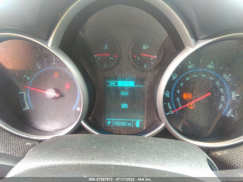 2013 CHEVROLET CRUZE 2LT - 1G1PE5SB3D7151190