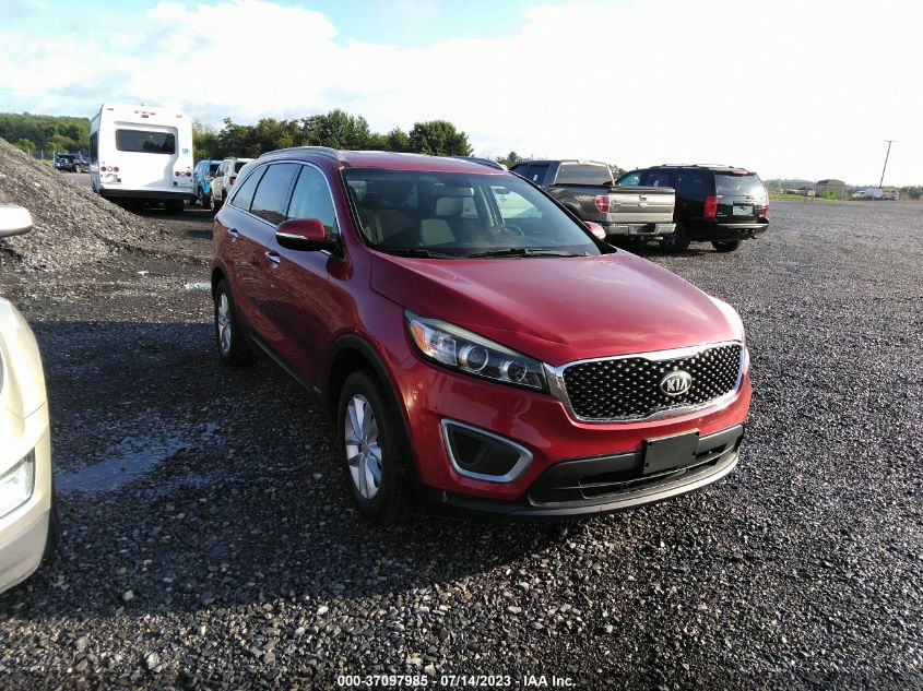 2016 KIA SORENTO LX - 5XYPGDA37GG166482