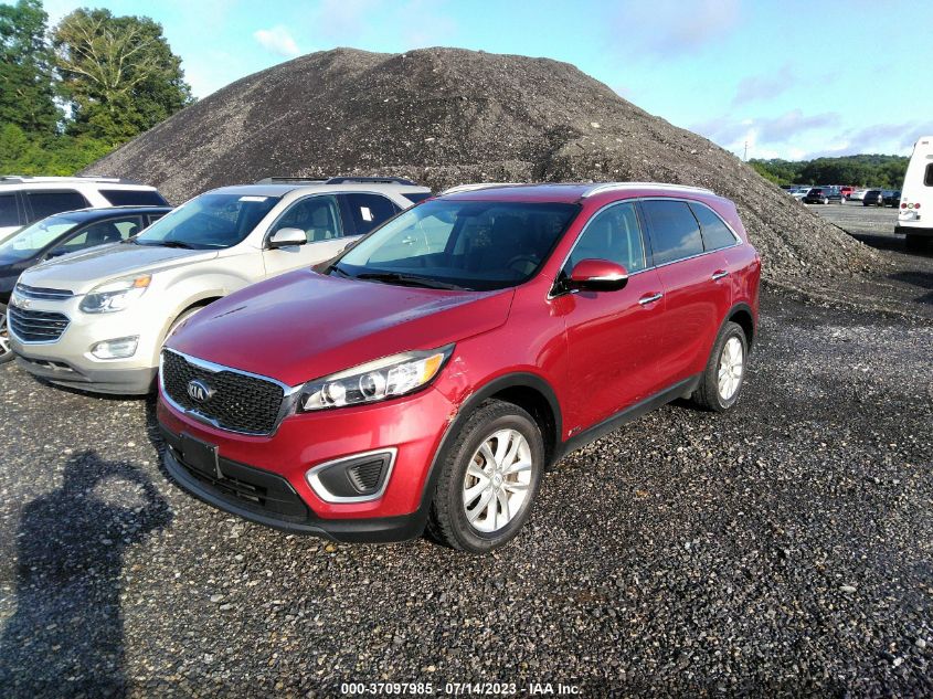 2016 KIA SORENTO LX - 5XYPGDA37GG166482