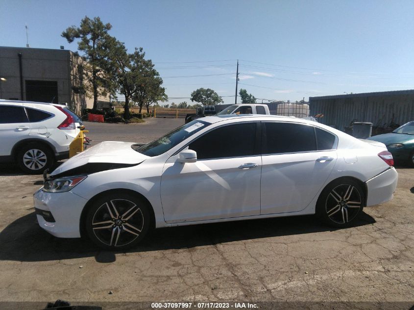 2016 HONDA ACCORD SEDAN EX - 1HGCR2F7XGA208783
