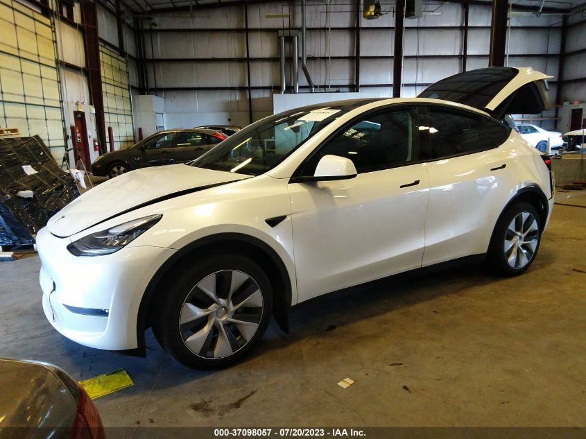 2022 TESLA MODEL Y LONG RANGE - 7SAYGDEE1NA012287