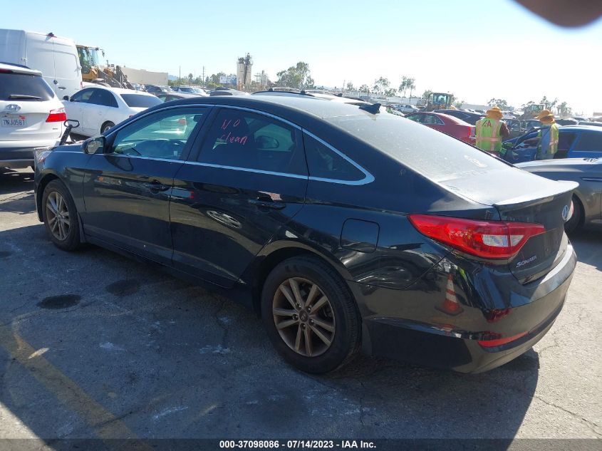 2015 HYUNDAI SONATA 2.4L SE - 5NPE24AF8FH254402