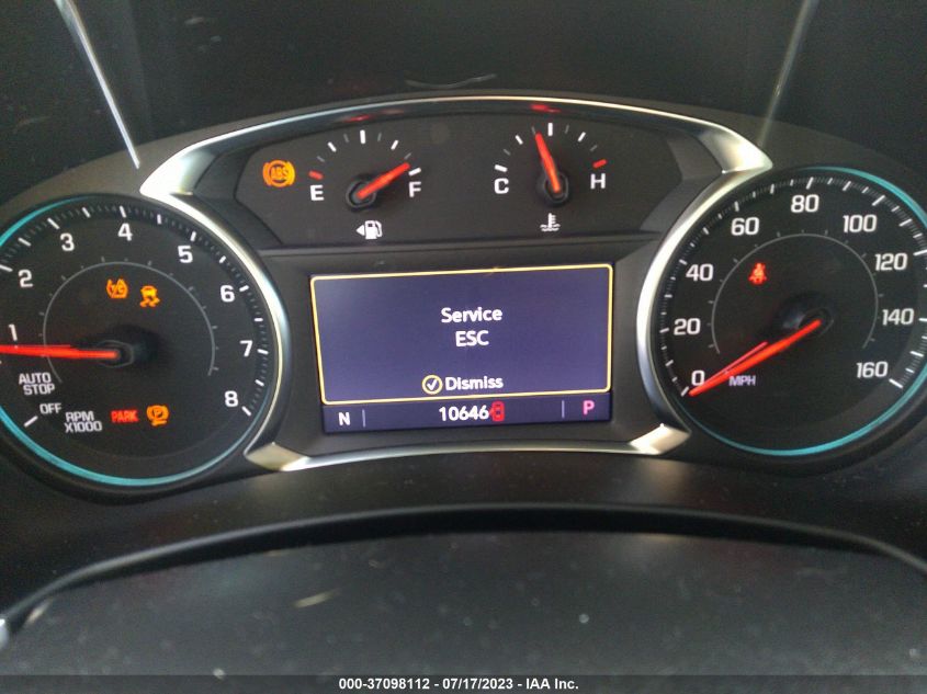 2022 CHEVROLET EQUINOX LT - 3GNAXKEV2NL296110