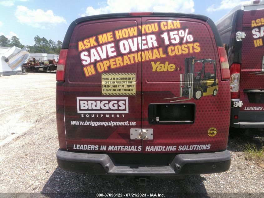 2015 CHEVROLET EXPRESS CARGO VAN - 1GCZGUBG9F1276071