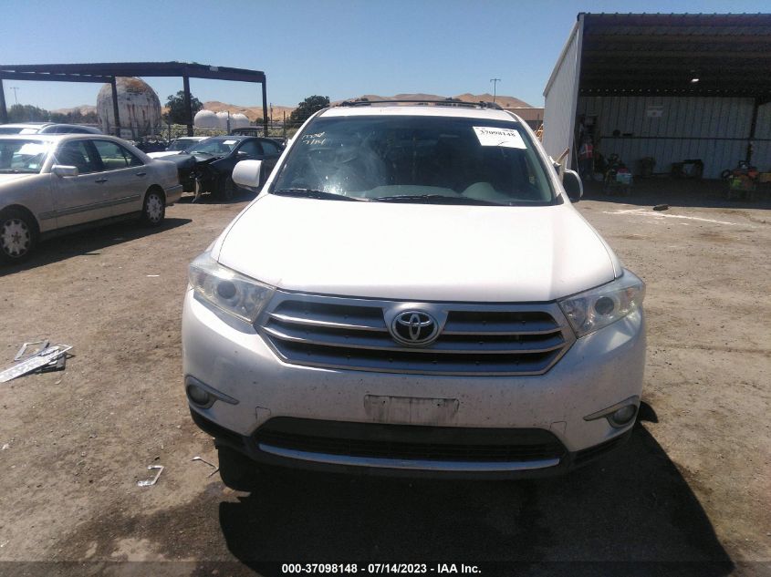 2013 TOYOTA HIGHLANDER LIMITED - 5TDDK3EHXDS216548