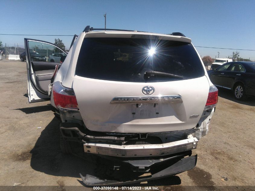 2013 TOYOTA HIGHLANDER LIMITED - 5TDDK3EHXDS216548
