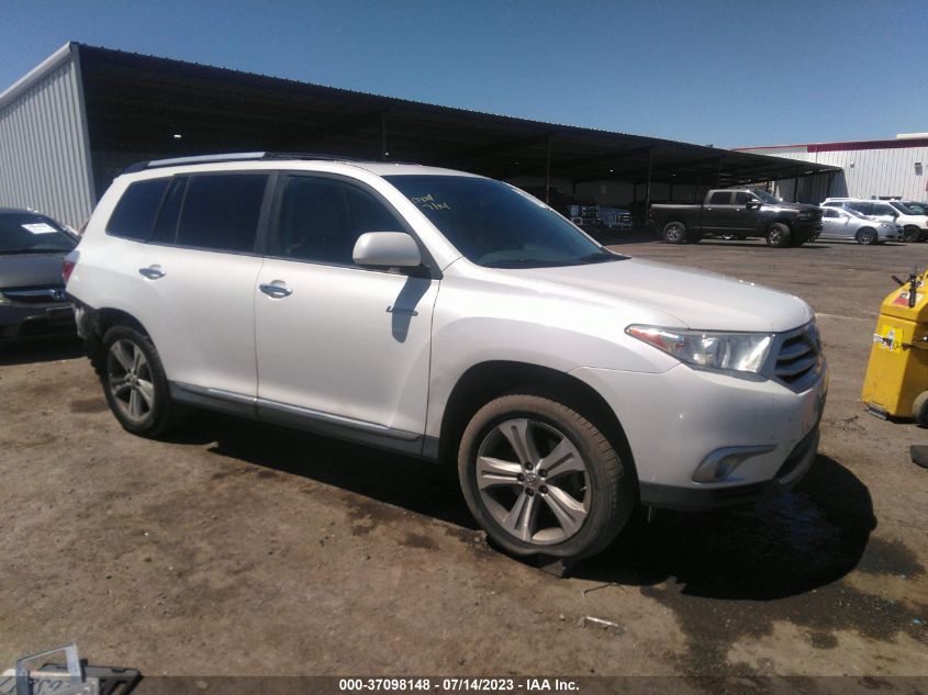 2013 TOYOTA HIGHLANDER LIMITED - 5TDDK3EHXDS216548