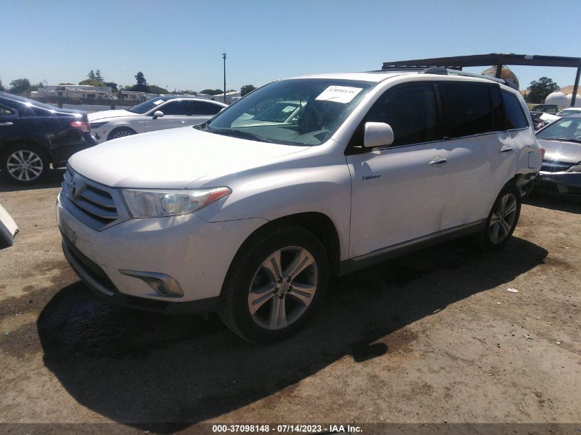 2013 TOYOTA HIGHLANDER LIMITED - 5TDDK3EHXDS216548